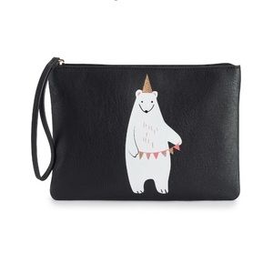 SALE!!! NWT LAUREN CONRAD BEAR CLUTCH